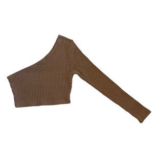 SHEIN One Shoulder Crop Top • Size XS